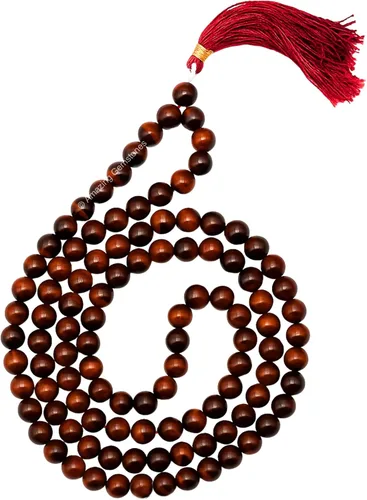 Vista 77 de Collar y Pulsera de Cuentas de Oración Japa Mala de Amazing Gemstone, 108 Cuentas para Meditación turquesa (African Turquoise)