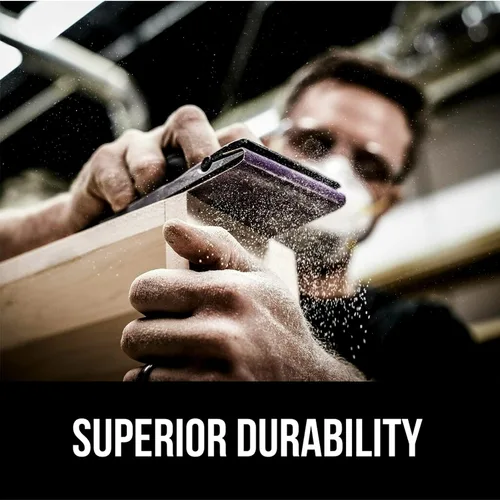 Vista 7 de 3M Papel de lija de grado profesional, grano 180, hojas de 9 x 11 pulgadas, paquete de 20 unidades para acabado fino en superficies de madera, metal