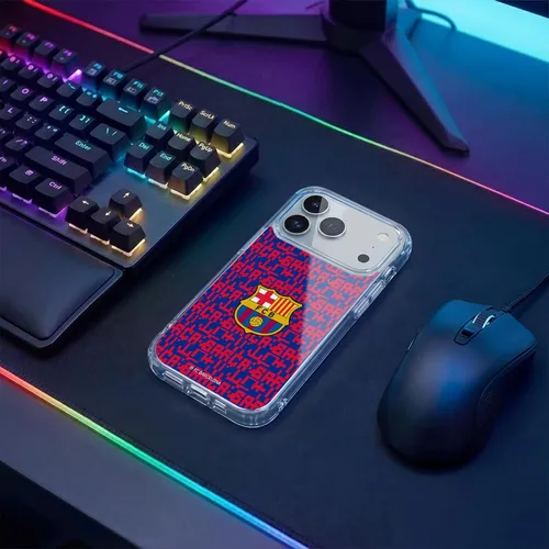 Vista 140 de Head Case Designs Funda de gel suave con licencia oficial del FC Barcelona Barca Crest Graphics [protección de grado militar] compatible con Apple