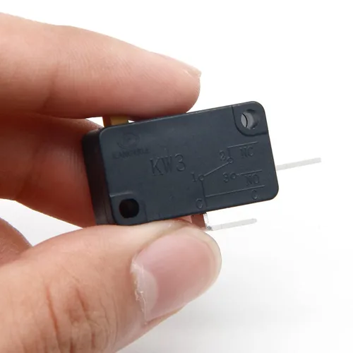 Vista 3 de BokWin 1 interruptor de acción a presión KW3 de 125 V/250 V, interruptor de límite micro para freidora de aire, microondas, aspiradora, máquina
