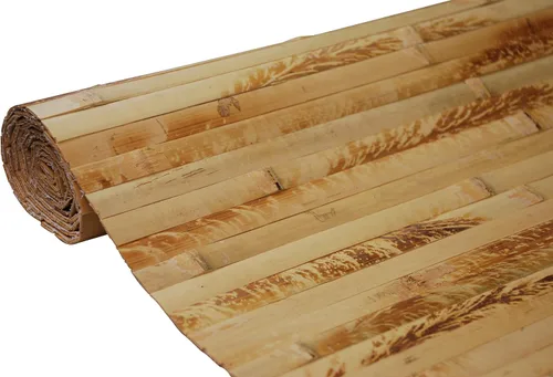 Vista 13 de Paneles de bambú natural – Paneles de revestimiento de pared flexibles para decoración de sala de estar, azulejos de techo y cocinas al aire libre