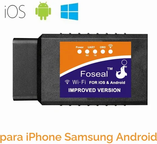 Vista 3 de Foseal Escáner OBD2, Lector de Código de Coche WiFi, Comprobar la Luz del Motor, Herramienta de Diagnóstico de Escaneo para iOS y Android