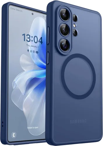 Vista 12 de CANSHN Funda diseñada para Samsung Galaxy A16-5G [protección completa de la cámara] [compatible con Magsafe] funda protectora trasera translúcida