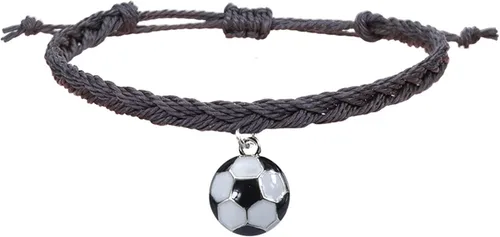 Vista 5 de Juego de 4-8 pulseras de resina de fútbol, béisbol, rugby, juego de pulseras de cuentas de cuerda trenzada hecha a mano para mujeres, hombres