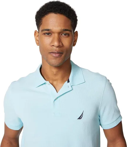 Vista 149 de Nautica playera polo clásica de mangas cortas, color sólido, para hombre