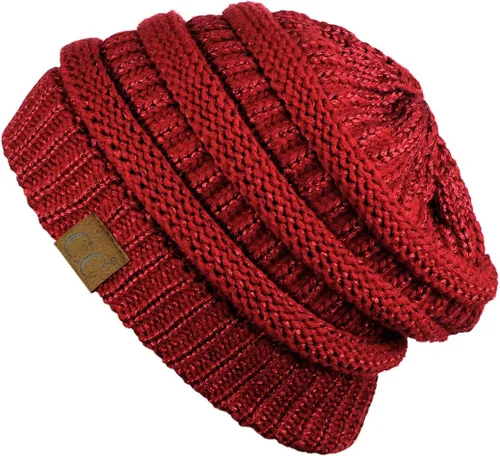 Vista 664 de C.C Trendy Warm Chunky Soft Stretch Cable Knit Beanie