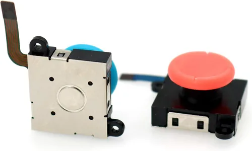 Vista 2 de Joysticks - Repuesto para interruptor (pieza OEM), azul y Red