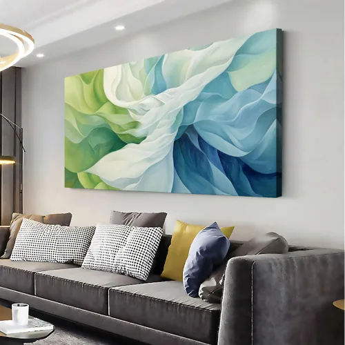 Vista 47 de LASMOND Arte de pared abstracto moderno de árbol para sala de estar, pintura en lienzo en blanco y negro, arte de pared grande de paisaje natural