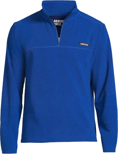 Vista 3 de Lands' End Jersey de forro polar con cremallera corta para hombre
