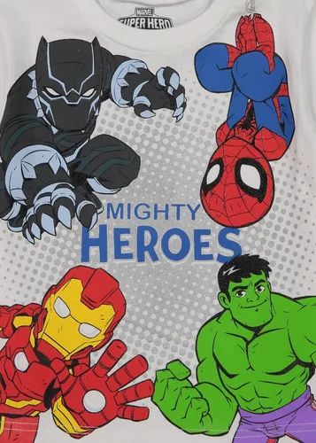 Vista 9 de Marvel Avengers Spidey and His Amazing Friends 4 Pack T-Shirts Toddler to Big Kid