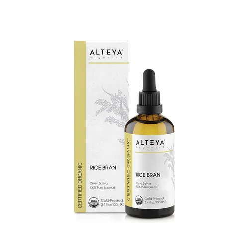 Vista 7 de Alteya Organics Aceite de salvado de arroz, aceite portador orgánico certificado, 3.4 onzas líquidas, prensado en frío, 100% puro aceite base