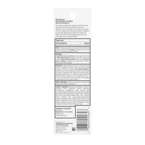 Vista 10 de Neutrogena Revitalizador Bálsamo de Labios, 20 / Healthy Blush