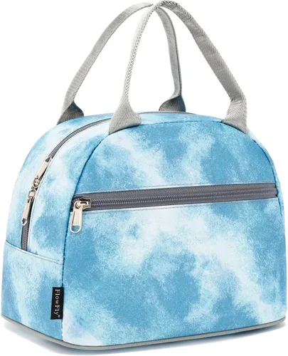 Vista 18 de Bolsa de almuerzo aislada FlowFly - Bolsa de asas organizadora para mujeres/hombres, Alpaca