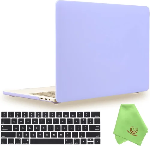 Vista 21 de UESWILL Compatible con MacBook Pro de 13 pulgadas M1 M2 2016-2024 versión A2338 A2289 A2251 A2159 A1989 A1706 A1708, con Touch Bar USB-C, funda