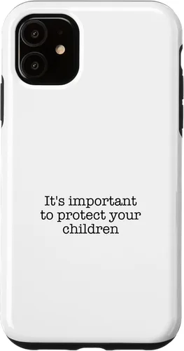 Vista 6 de iPhone 12 mini It's important to protect your children Case