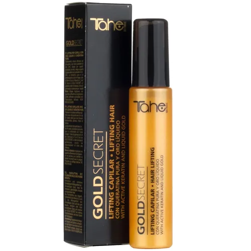 Vista 3 de Tahe Gold Secret - Suero para el cabello con queratina activa y oro líquido, 1.7 fl oz