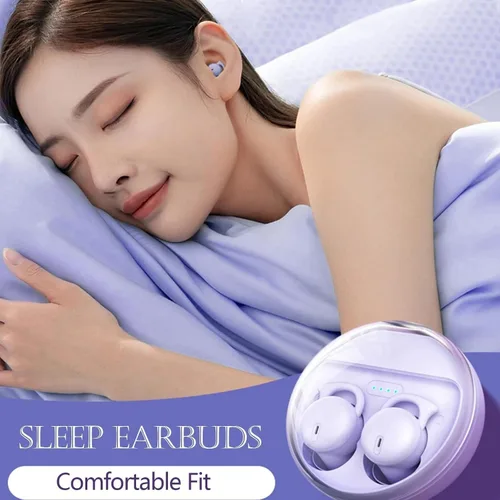Vista 3 de Auriculares inalámbricos para dormir pequeños con Bluetooth pequeños para dormir de lado, auriculares Bluetooth para dormir de lado