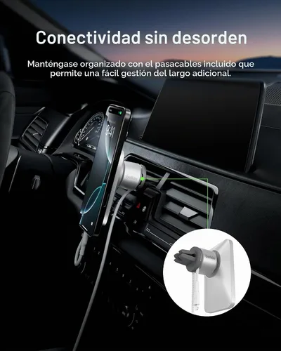 Vista 7 de Belkin MagSafe Vent Mount Pro - Soporte de teléfono compatible con MagSafe para automóvil - Soporte magnético inalámbrico para teléfono para iPhone