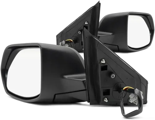 Vista 4 de Para Honda CR-V 2007 08 09 10 2011 Par de espejos de puerta lado del conductor y del pasajero No para remolque Cristal eléctrico Plegable