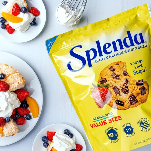 Vista 6 de empaques de edulcorante Splenda granulado, sin calorías