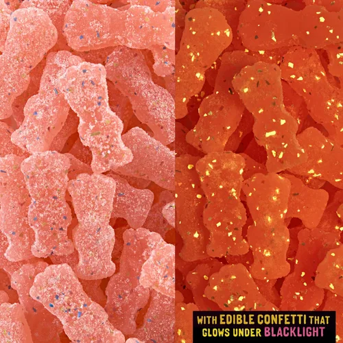 Vista 8 de SOUR PATCH KIDS Glow Ups Caramelos suaves y masticables de fresa, sandía