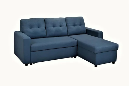 Vista 11 de Container Furniture Direct Sofá cama modular convertible en forma de L, muebles de apartamento elegantes, sofá extraíble de ahorro para espacios
