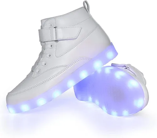 Vista 2 de Voovix Zapatos unisex con luz LED para mujeres y hombres
