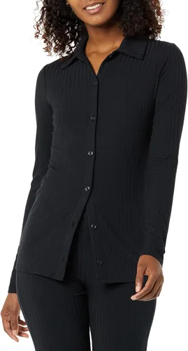 Vista 4 de Tienda Essentials Cárdigan de manga larga con botones y cuello redondo para mujer (anteriormente Daily Ritual)