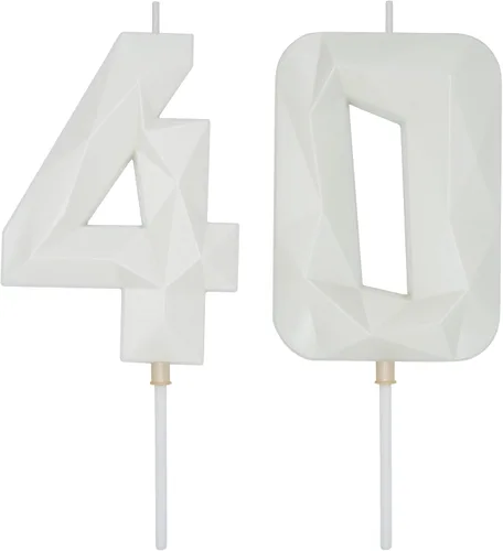 Vista 199 de DERVENTA Vela Grande de Cumpleaños Número 3D Verde Luminoso de 3.7 Pulgadas Celebración de Fiesta Aniversario Decoración Adorno para Pastel 1 Pieza