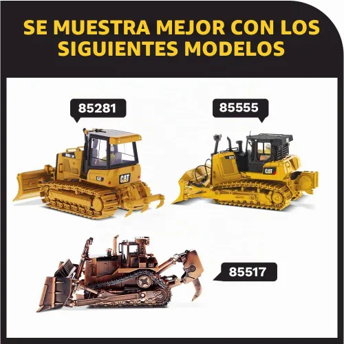 Vista 8 de Caterpillar D3 Bulldozer 1:50 - Modelos High Line de Diecast Masters