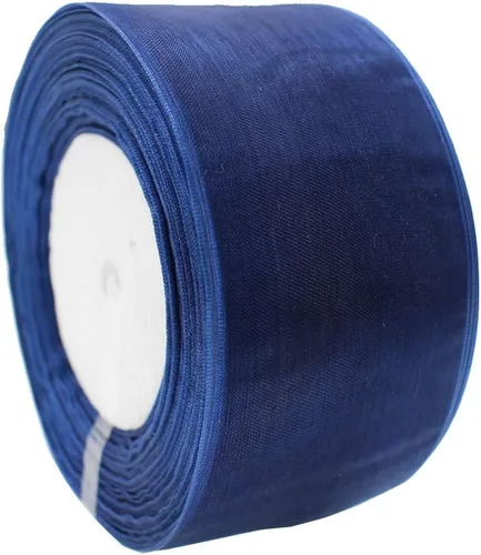 Vista 8 de Cinta de organza de 1 pulgada, 50 yardas, cinta transparente brillante para envolver regalos, decoración y manualidades (1 pulgada, 625039 negro)
