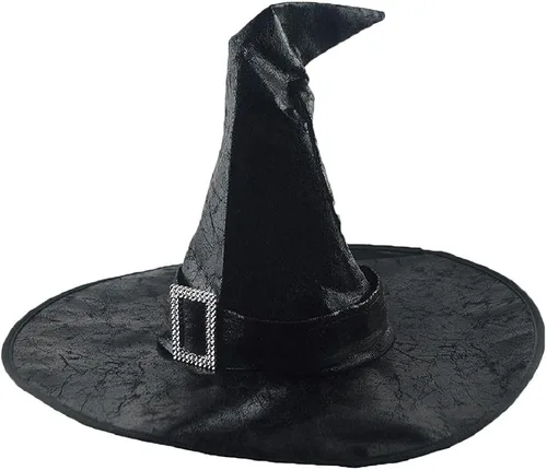 Vista 4 de Sombrero de Bruja para mujer, sombrero de carnaval de Halloween unisex Calabazas
