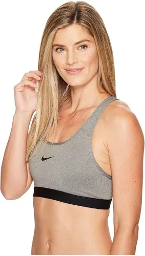 Vista 2 de Nike Dri-FIT Pro Classic - Brasier acolchado de jirafa para mujer, NegroNegroBlanco