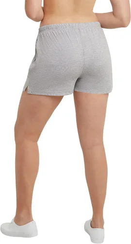 Vista 2 de Hanes Originals, jersey de algodón, pantalones cortos ajustables para mujer, 2.5 pulgadas