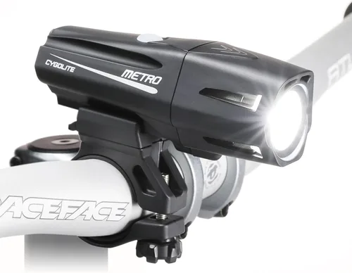 Vista 4 de Cygolite Metro Series Bike Lights, USB Rechargeable, Secure Hard Mount, Night & Daytime Modes, Compact, Durable, IP67 Waterproof; Road, Mountain
