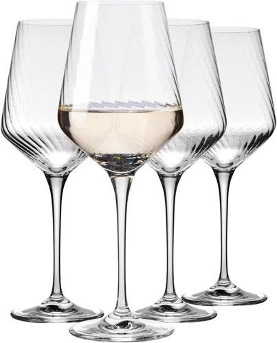 Vista 13 de Krosno Juego de 6 copas de champán de 6.1 oz, colección vanguardista