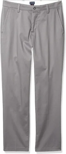 Vista 4 de Dockers - Pantalones entallados para hombre color caqui