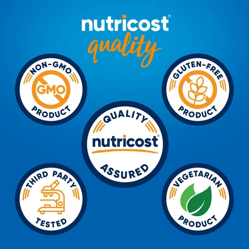 Vista 3 de Nutricost Turmeric (95% curcumioides) 0.017 onzas, 120 cápsulas con Bioperina, 1 botella, 1