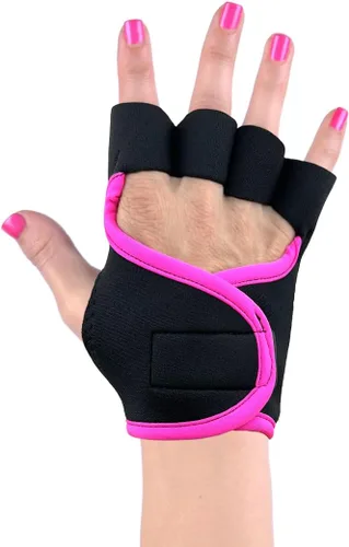 Vista 13 de G-Loves Womens Gelometrics G3 Gel Padded Neoprene Gloves for Wrist Support Pilates and Lagree No-Slip Extreme Silicone