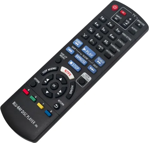 Vista 8 de N2QAYB001147 Reemplazo de control remoto compatible con Panasonic 4K Blu-Ray Disc Player DP-UB820 DP-UB820-K DMP-UB300 P-UB820EB-K DP-UB9000