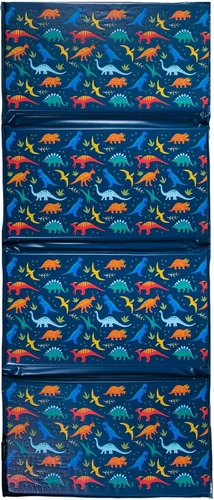 Vista 10 de Wildkin Alfombrilla de vinilo para siesta para niños, plegable, duradera, para guardería y preescolar