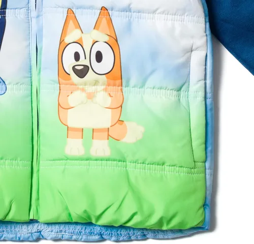 Vista 6 de Bluey Chaleco de Bingo con cremallera para niñas de 2 a niños grandes