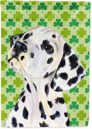 Vista 207 de Caroline's Treasures SS4442GF Affenpinscher Bandera de jardín con retrato de trébol del día de San Patricio para buzón, bandera decorativa