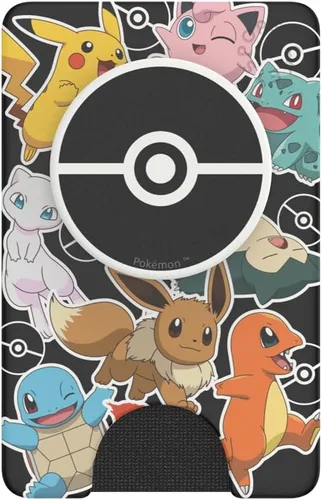Vista 4 de PopSockets Cartera para teléfono con soporte expandible, tarjetero para teléfono, Pokemon - Pokemon Party