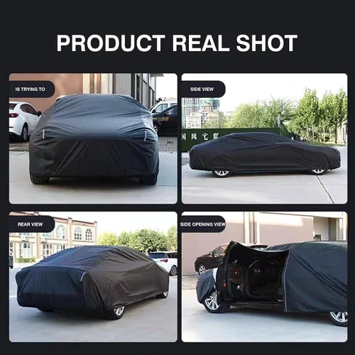 Vista 7 de Car Cover Waterproof Compatible with Vauxhall Vivaro Life/Vx/Vx220/Vxr8/Vxr8 Maloo/Zafira Outdoor Car Covers All Weather Waterproof Breathable Large