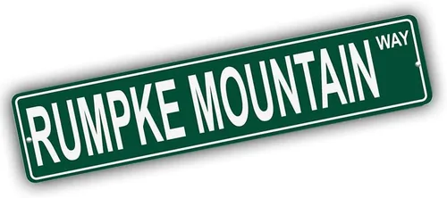 Vista 165 de Ohio Mountains Pick Your Mountain Compatible/repuesto para Acme Hill United States Mountain aluminio metal metal metal estilo letrero de calle