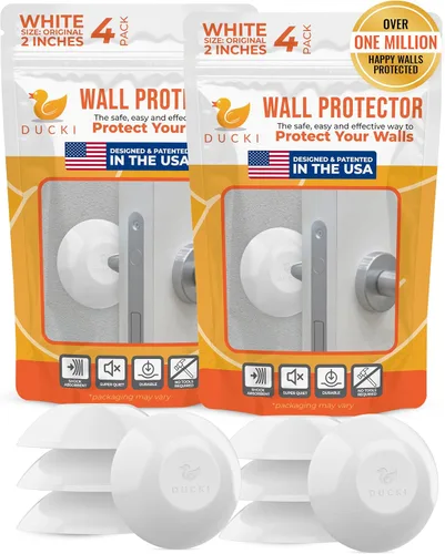 Vista 16 de Tapones de puerta protectores de pared de 1.5 pulgadas, reutilizables