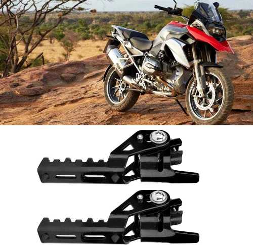 Vista 8 de Reposapiés delantero para motocicleta, accesorios para BMW R1200GS 2013-2017 (negro)