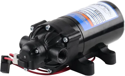 Vista 10 de Everflo EF1000-BOX - Bomba de diafragma de 12 V en caja con puertos de manguera de 3/8 pulgada, 1,0 GPM