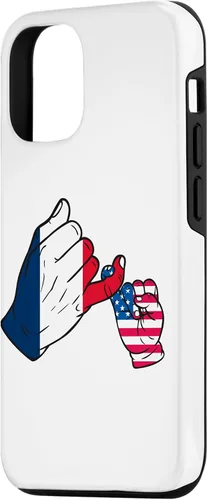 Vista 8 de iPhone XR Parent and child France USA family Case